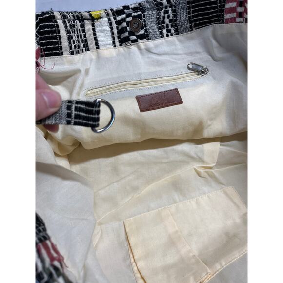 America & Beyond Sequined Colorful Oversized Beach Tote Boho Large - Picture 9 of 13